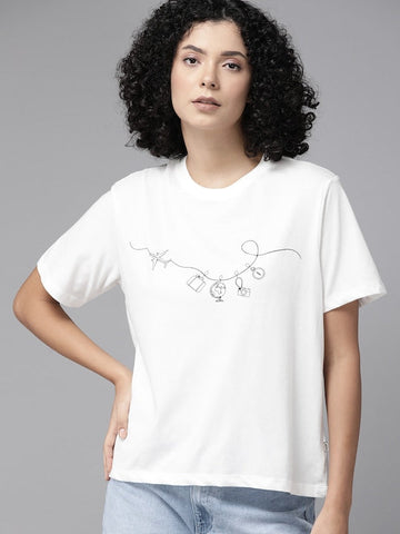 The Lifestyle Travel Style Printed T-shirt